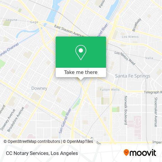 CC Notary Services map