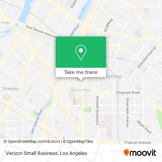 Verizon Small Business map