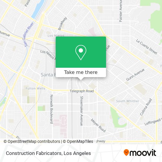 Construction Fabricators map