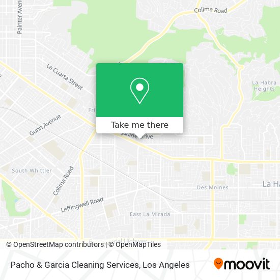 Pacho & Garcia Cleaning Services map