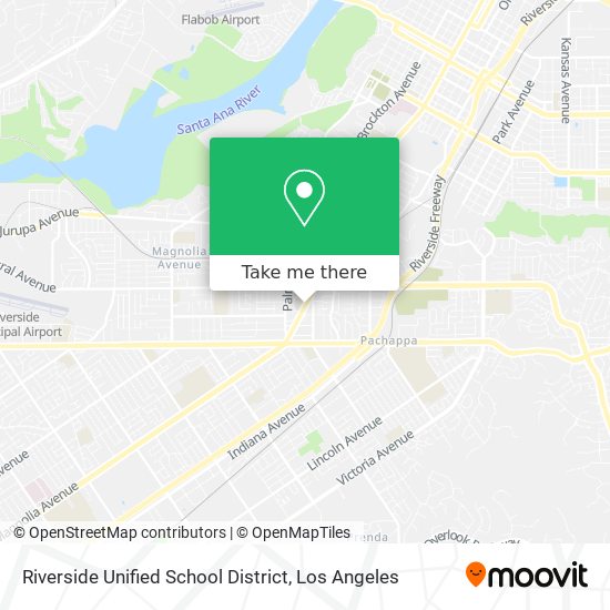 Mapa de Riverside Unified School District