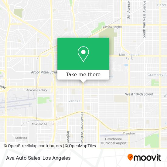 Ava Auto Sales map