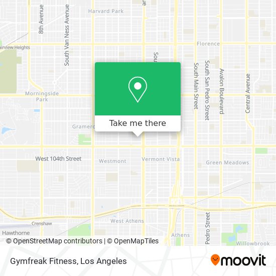 Gymfreak Fitness map