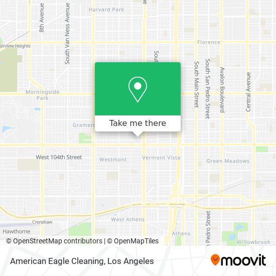 American Eagle Cleaning map