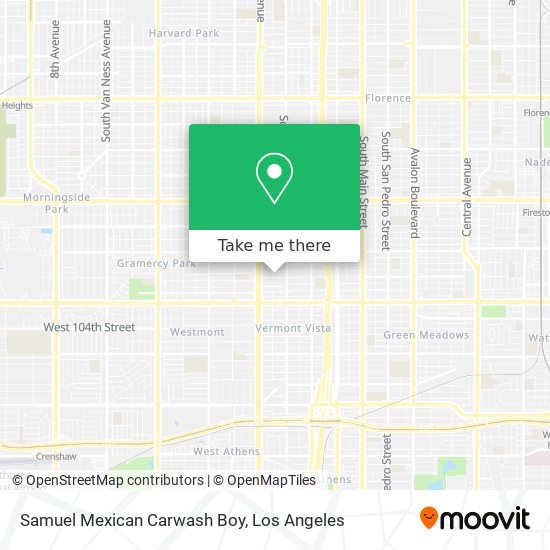 Mapa de Samuel Mexican Carwash Boy