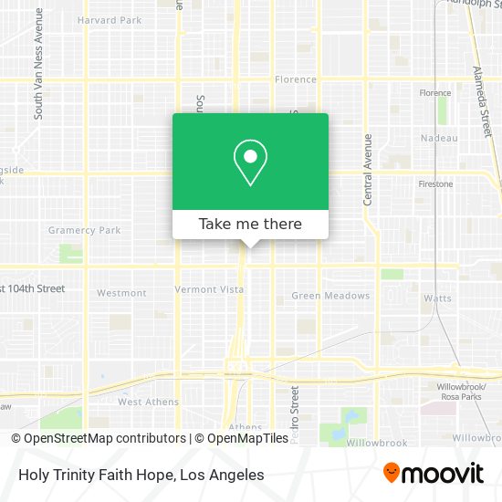 Holy Trinity Faith Hope map