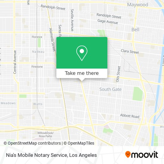 Mapa de Nia's Mobile Notary Service