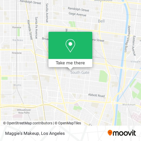 Maggie's Makeup map