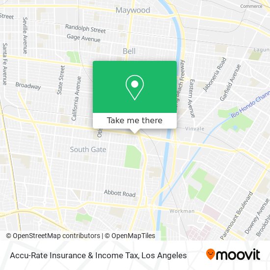 Mapa de Accu-Rate Insurance & Income Tax