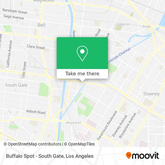 Mapa de Buffalo Spot - South Gate