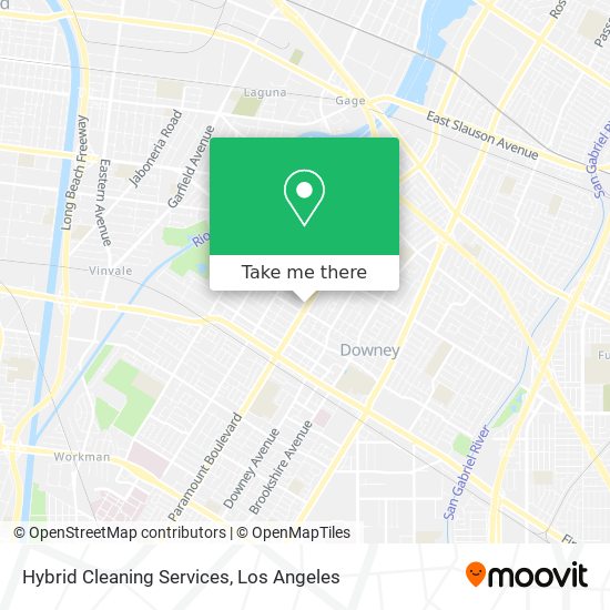 Hybrid Cleaning Services map