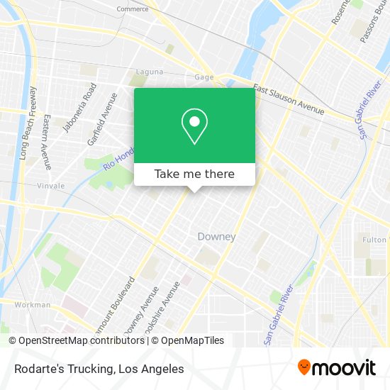 Rodarte's Trucking map