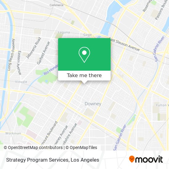 Strategy Program Services map