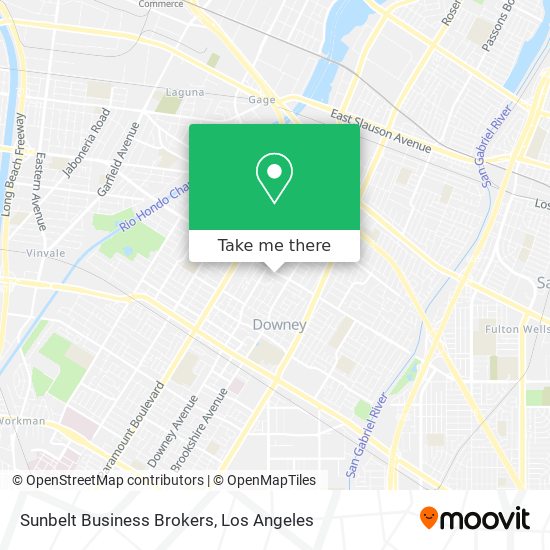 Sunbelt Business Brokers map