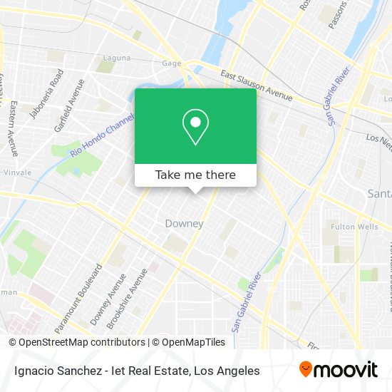 Ignacio Sanchez - Iet Real Estate map