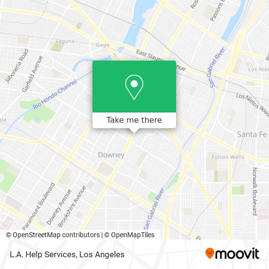 L.A. Help Services map