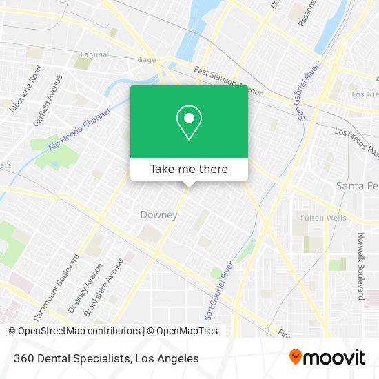 360 Dental Specialists map