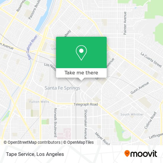 Tape Service map