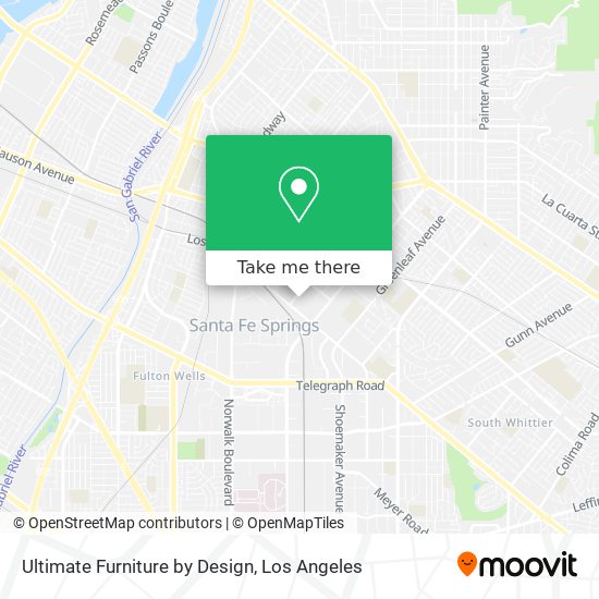 Ultimate Furniture by Design map