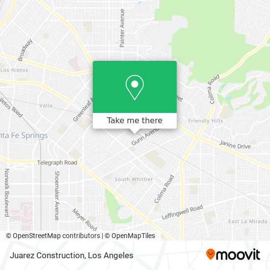 Mapa de Juarez Construction