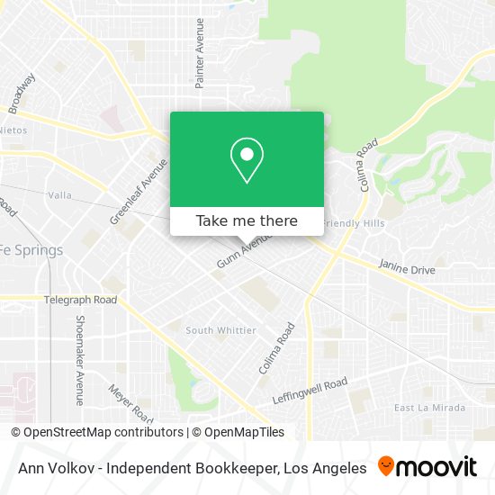 Ann Volkov - Independent Bookkeeper map