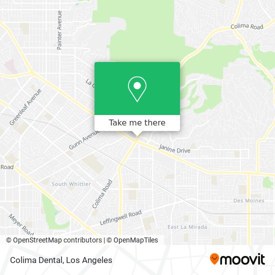 Colima Dental map