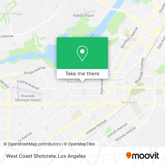 West Coast Shotcrete map