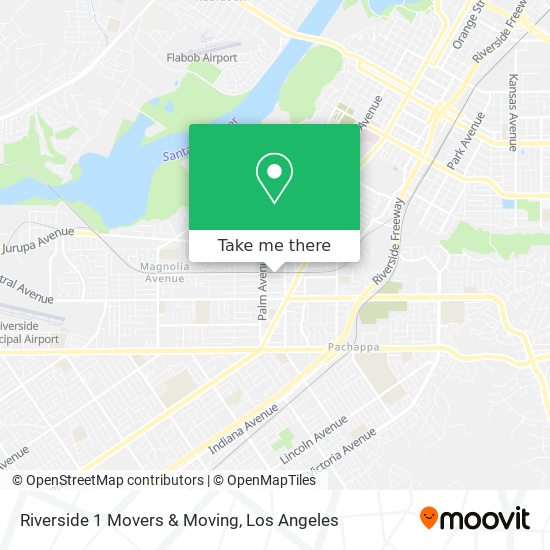 Riverside 1 Movers & Moving map