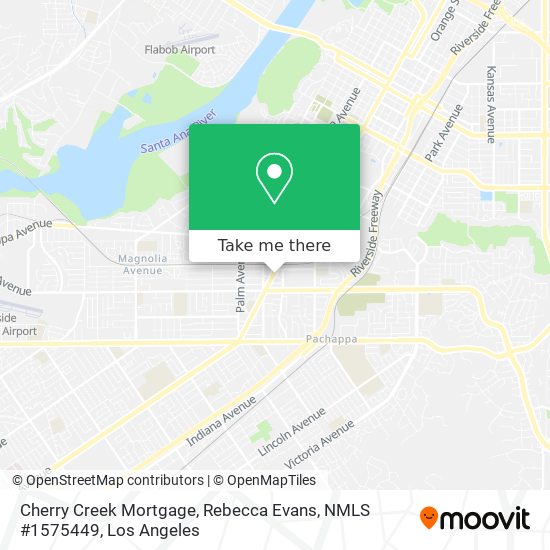 Cherry Creek Mortgage, Rebecca Evans, NMLS #1575449 map