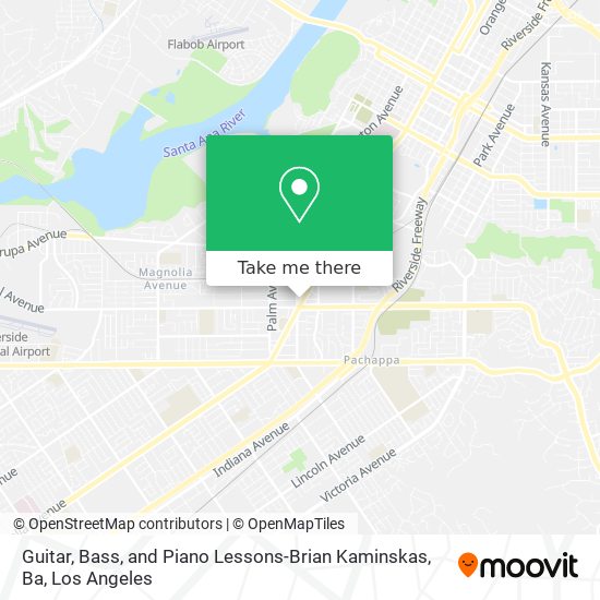 Guitar, Bass, and Piano Lessons-Brian Kaminskas, Ba map