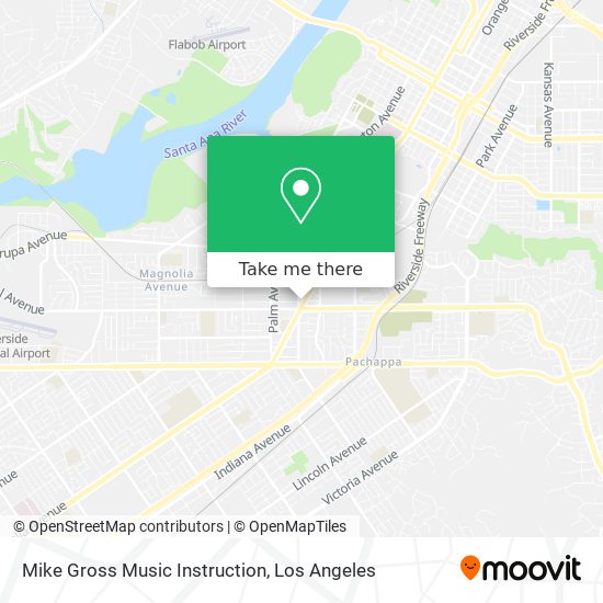 Mike Gross Music Instruction map