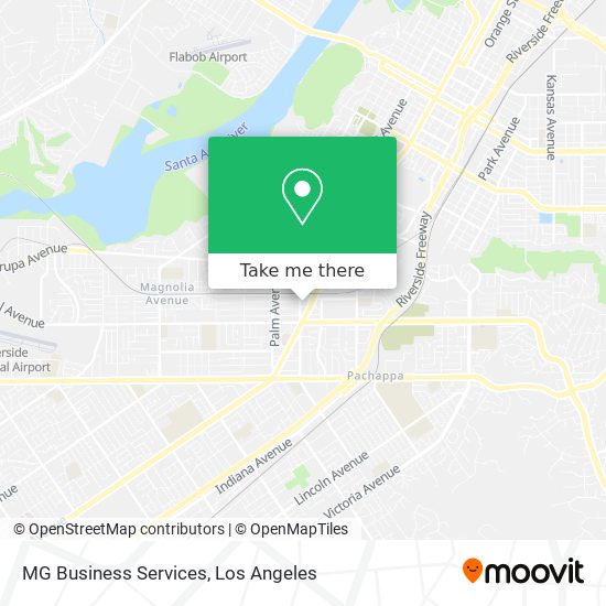 MG Business Services map