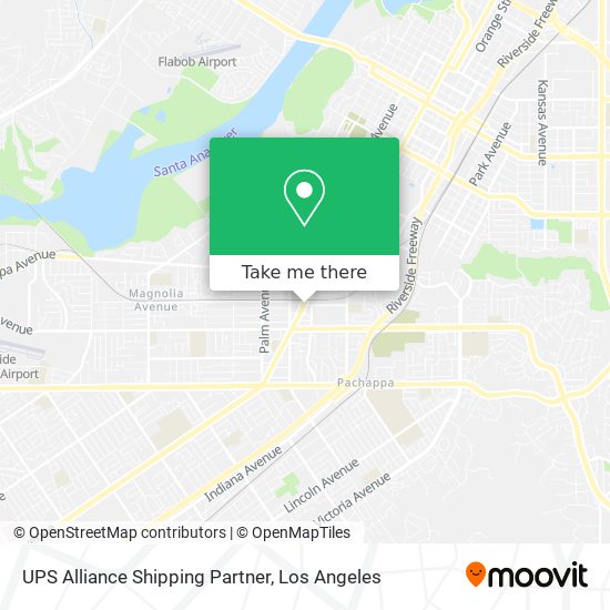 UPS Alliance Shipping Partner map