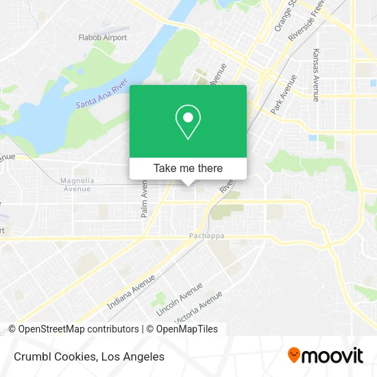 Mapa de Crumbl Cookies
