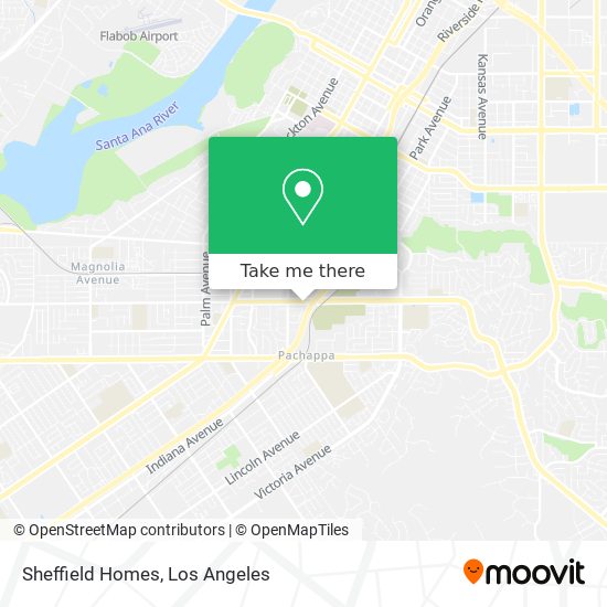 Mapa de Sheffield Homes