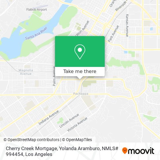 Mapa de Cherry Creek Mortgage, Yolanda Aramburo, NMLS# 994454