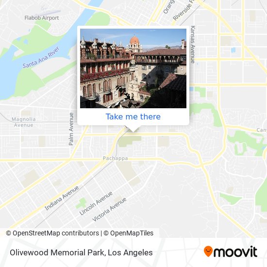 Olivewood Memorial Park map