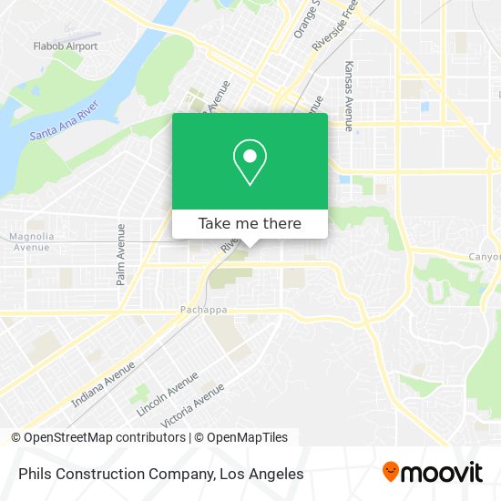 Phils Construction Company map