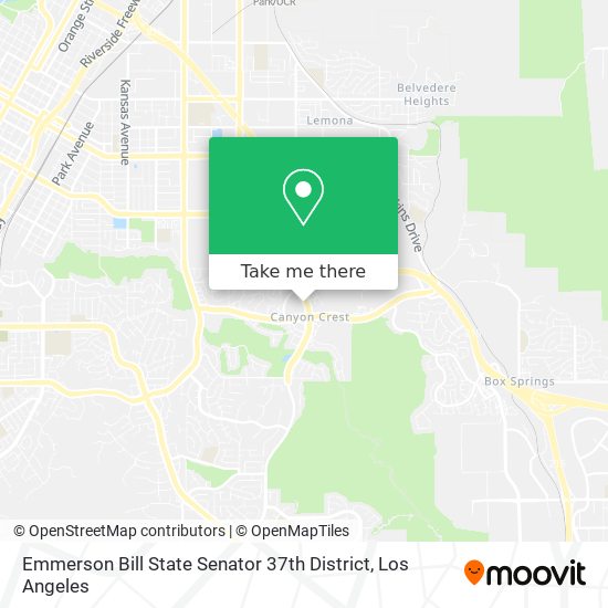 Mapa de Emmerson Bill State Senator 37th District