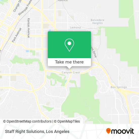 Staff Right Solutions map