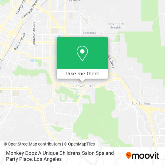 Mapa de Monkey Dooz A Unique Childrens Salon Spa and Party Place