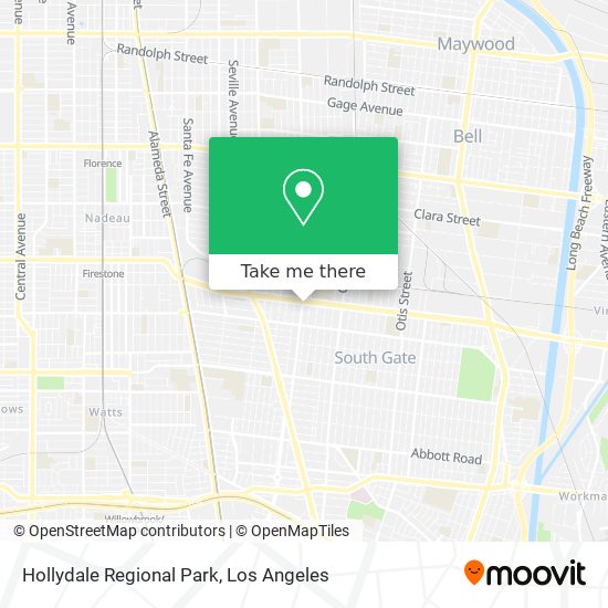 Mapa de Hollydale Regional Park