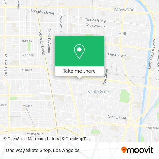 Mapa de One Way Skate Shop