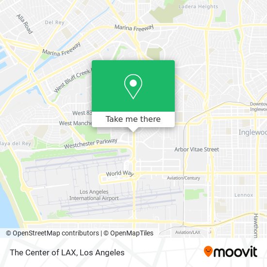 The Center of LAX map