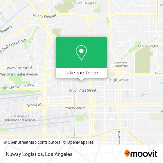 Nuway Logistics map