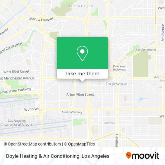 Doyle Heating & Air Conditioning map