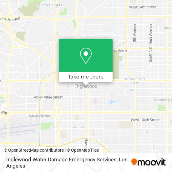 Mapa de Inglewood Water Damage Emergency Services