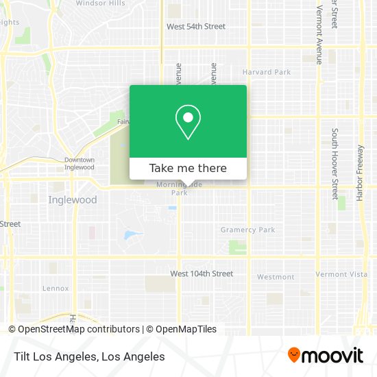 Tilt Los Angeles map