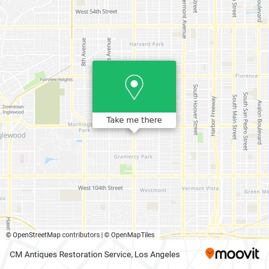 CM Antiques Restoration Service map