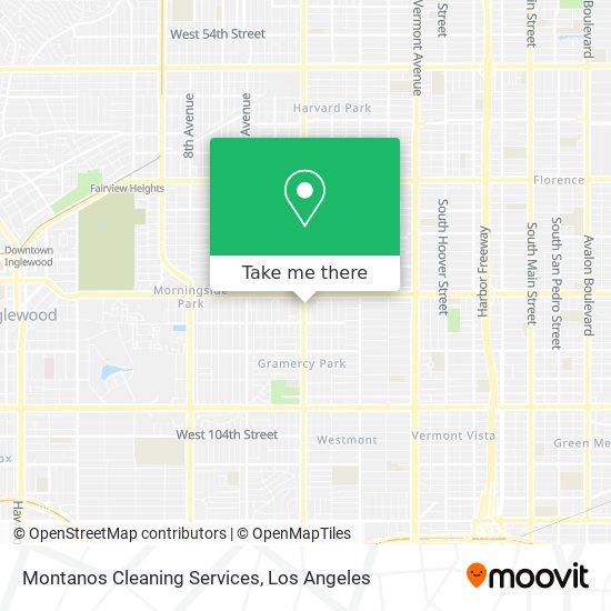 Mapa de Montanos Cleaning Services